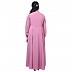 Kids Umbrella cut abaya- Baby Pink